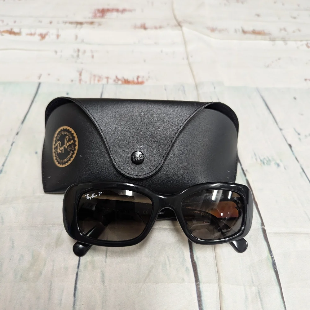 Ray Ban Square Frame Sunglasses - Picture 1 of 6
